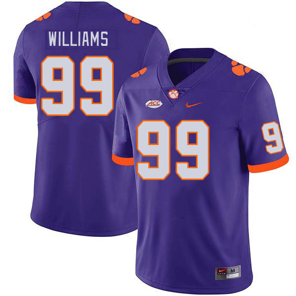Clemson Tigers #99 DeShawn Williams College Football Jerseys Stitched Sale-Purple